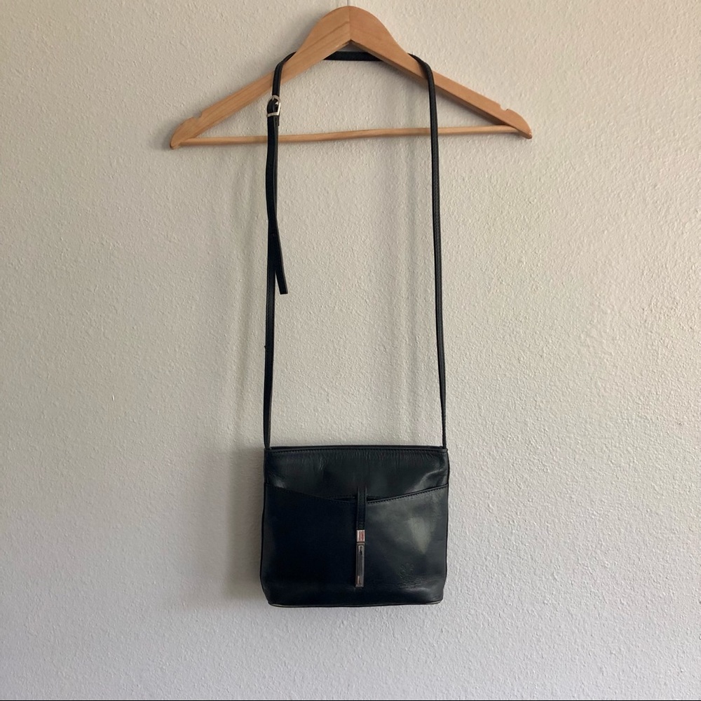 Borse in Pelle Italian Black Leather Bag
